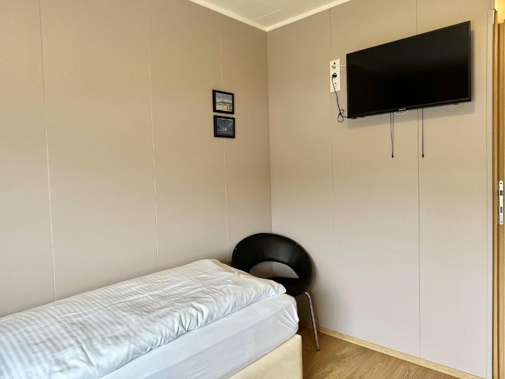 TV a/nebo společenská místnost v ubytování ALBERT Guesthouse