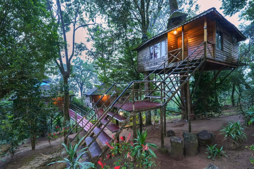 Zahrada ubytování Nature Zone Jungle Resort