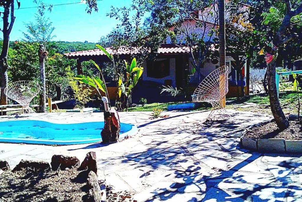 Bazén v ubytování Casa Beverly na Pousada Terra do Sossego nebo v jeho okolí