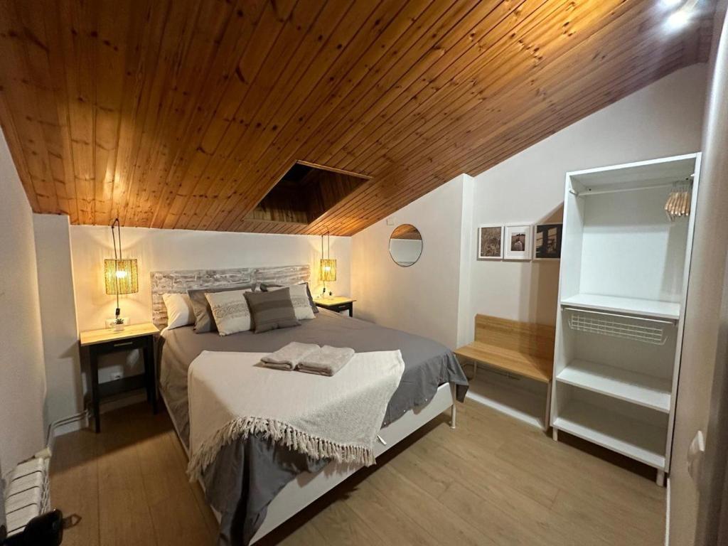Postel nebo postele na pokoji v ubytování Escapada