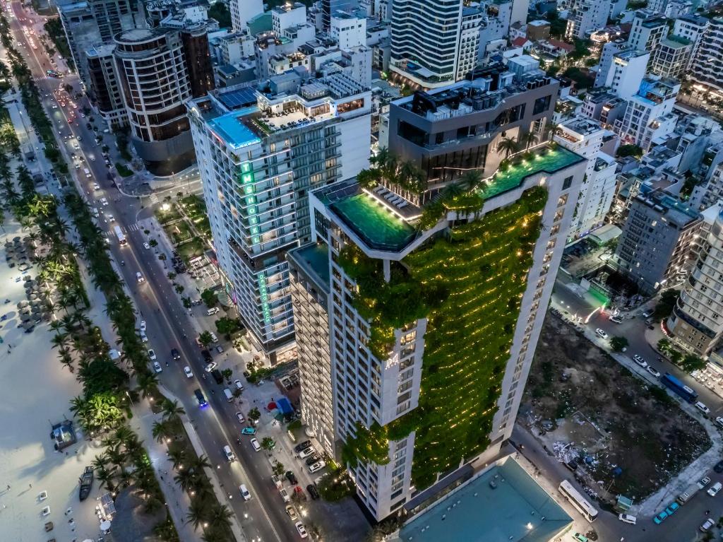 Cảnh Đà Nẵng hoặc tầm nhìn thành phố từ khách sạn