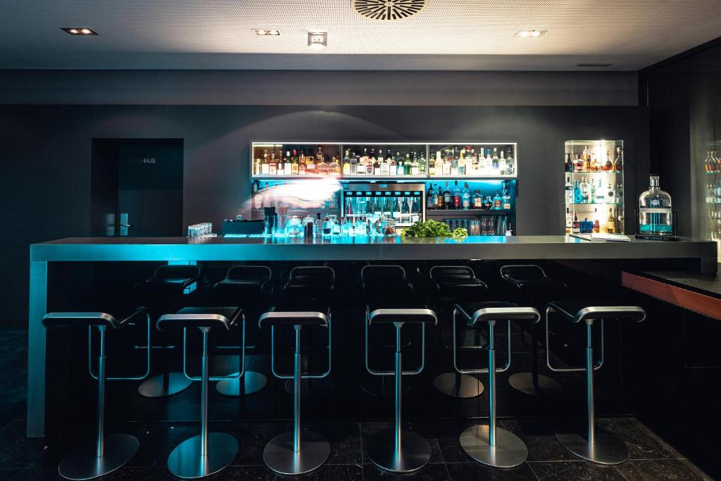 Lounge nebo bar v ubytování Hotel Der Blaue Reiter