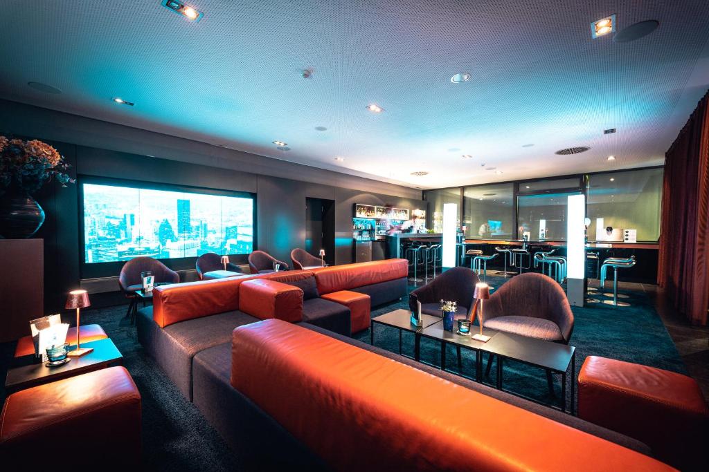 Posezení v ubytování Hotel Der Blaue Reiter