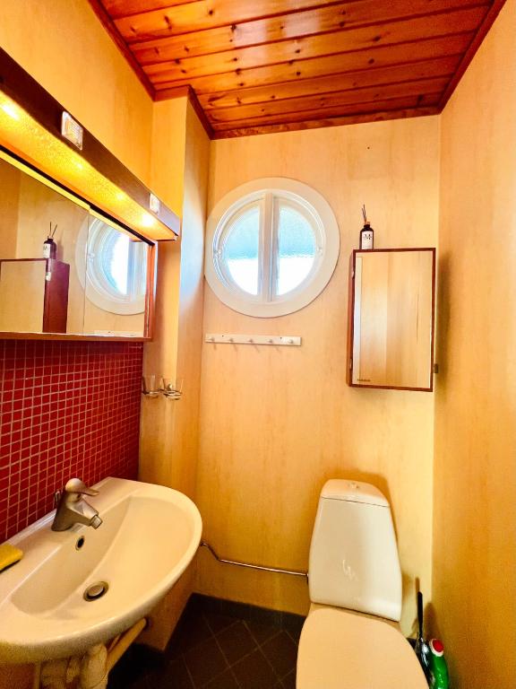 Koupelna v ubytování CozyHouse
