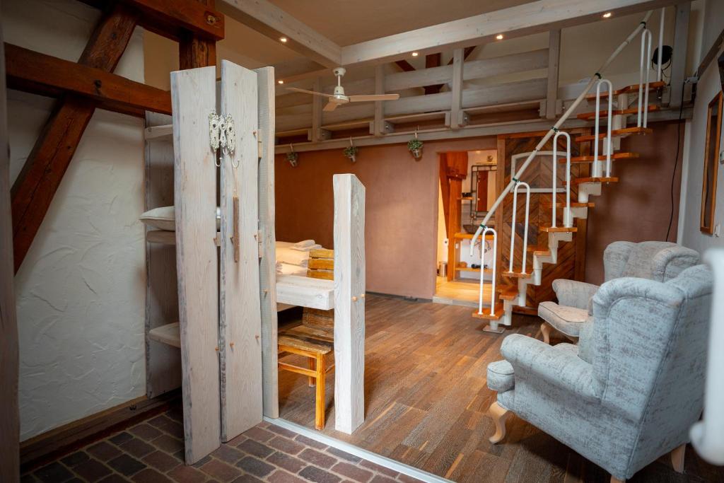 Posezení v ubytování Hotel Kolonieschänke