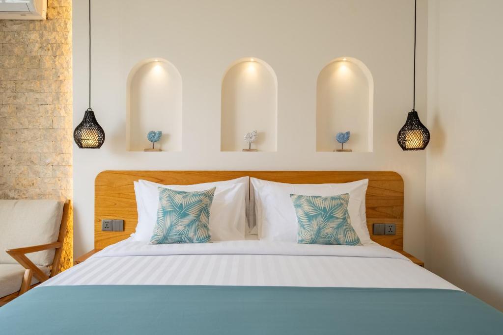 Postel nebo postele na pokoji v ubytování Mysa Boutique Hotel