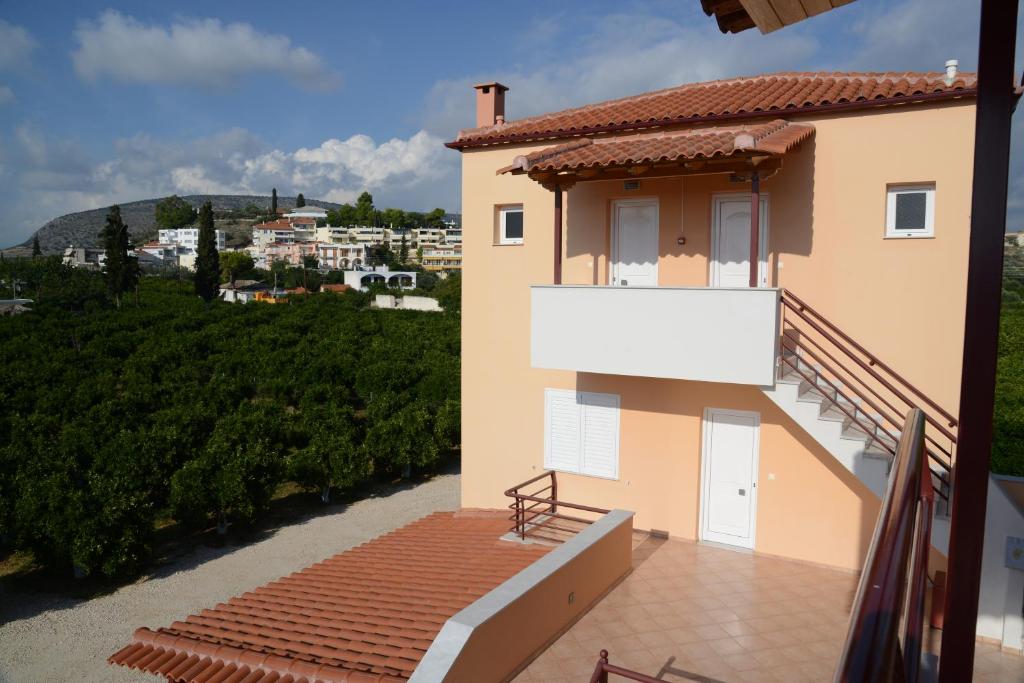 Balkón alebo terasa v ubytovaní Maria's Filoxenia Suites