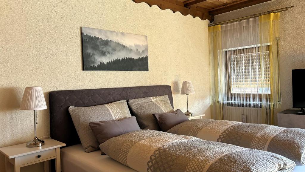Postel nebo postele na pokoji v ubytování Residence Barbara