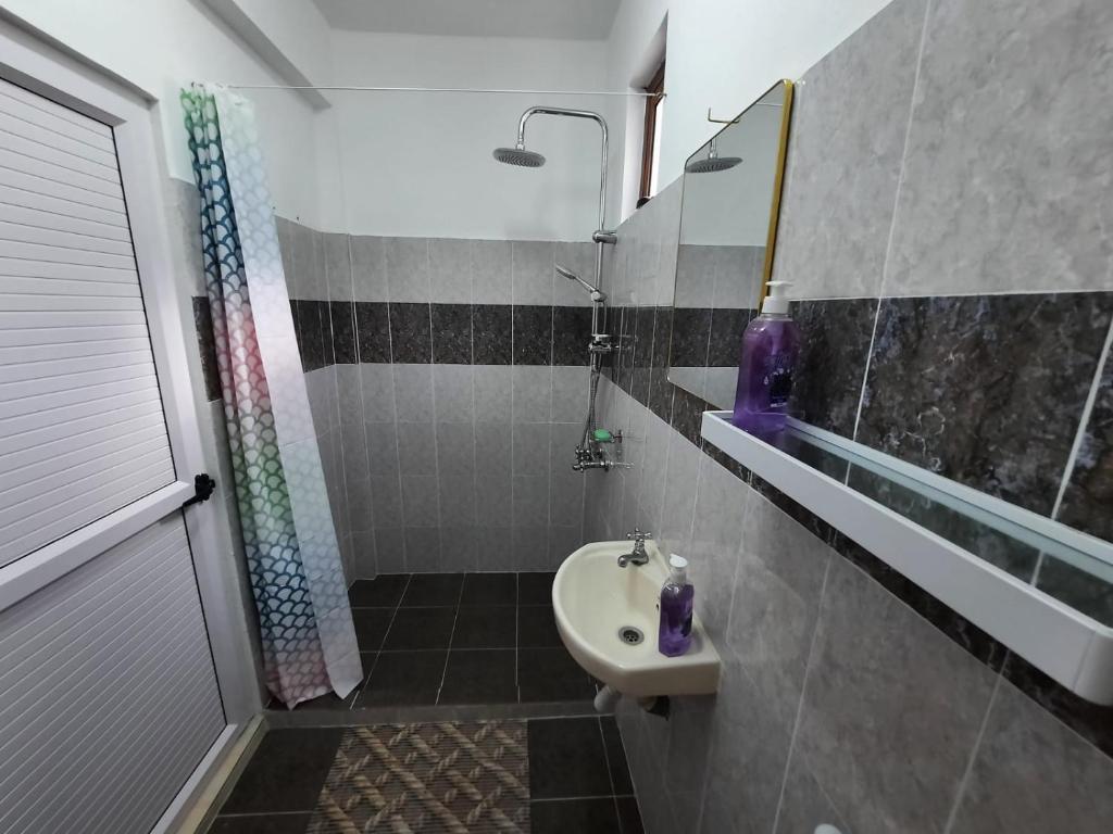 Koupelna v ubytování Citronella Villa Flic en Flac