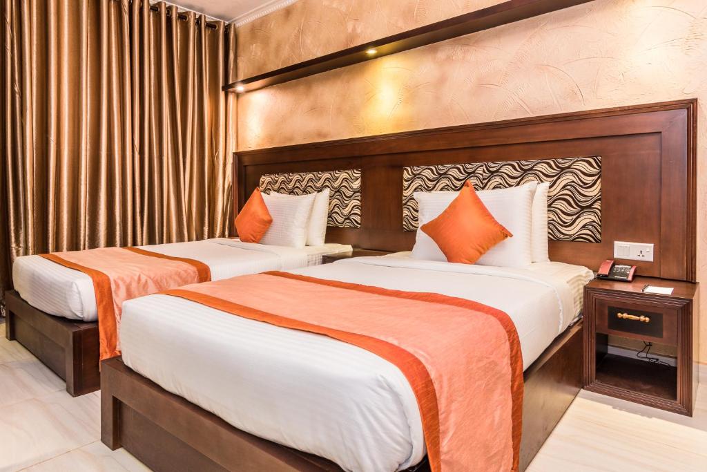 Postel nebo postele na pokoji v ubytování Mount Best Hotel- Mount Lavinia