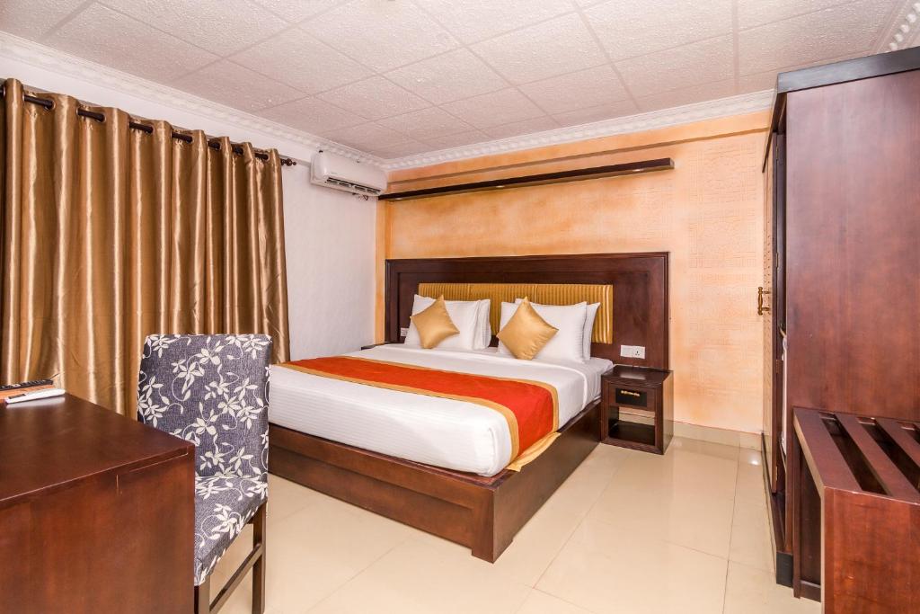 Postel nebo postele na pokoji v ubytování Mount Best Hotel- Mount Lavinia