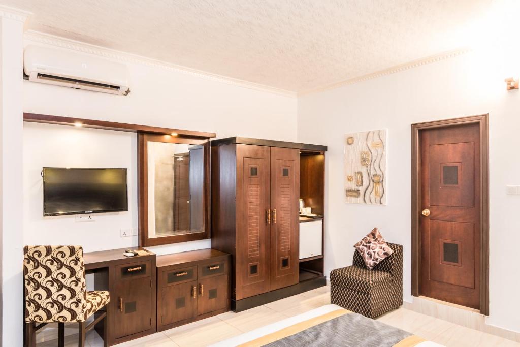 TV a/nebo společenská místnost v ubytování Mount Best Hotel- Mount Lavinia