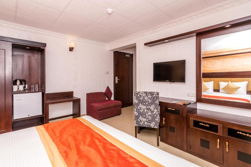 Postel nebo postele na pokoji v ubytování Mount Best Hotel- Mount Lavinia