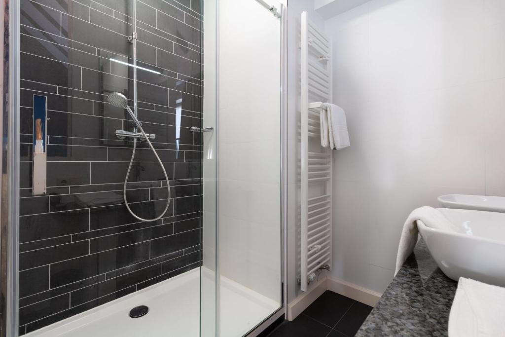 Koupelna v ubytování Hotel Zutphen