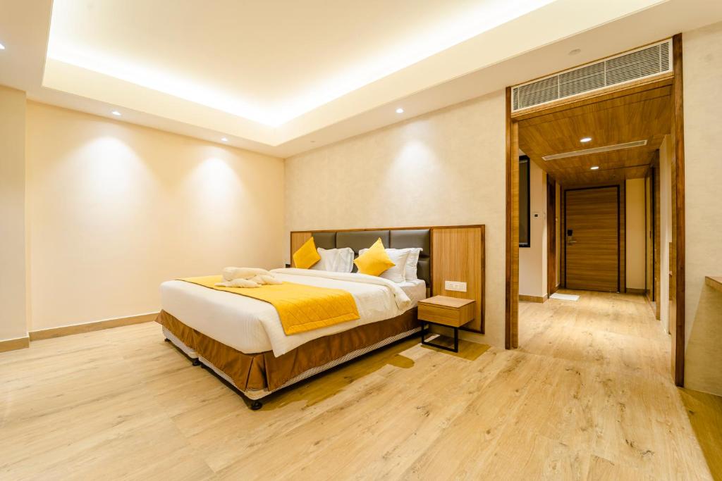 Postel nebo postele na pokoji v ubytování Hotel Palacio Regency