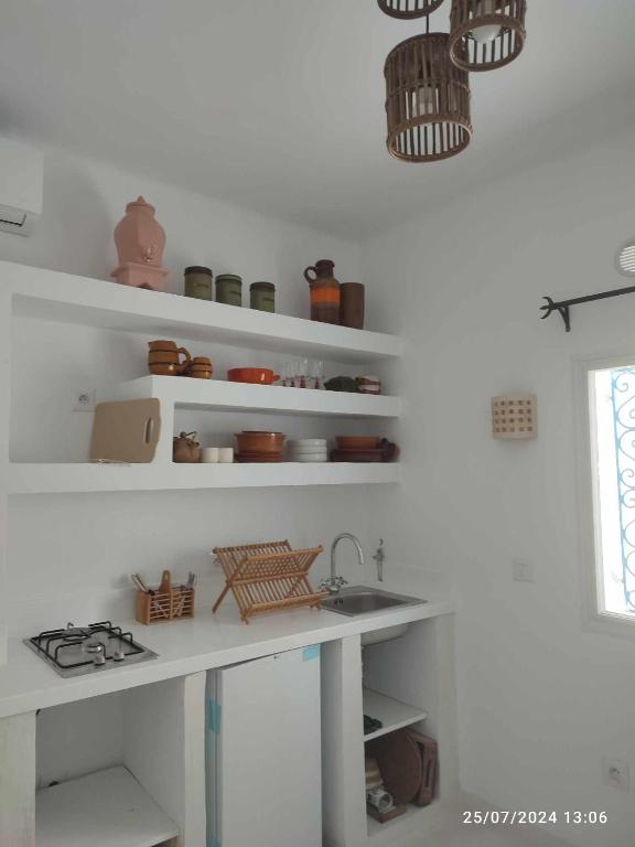 Kuchyň nebo kuchyňský kout v ubytování artgohomes