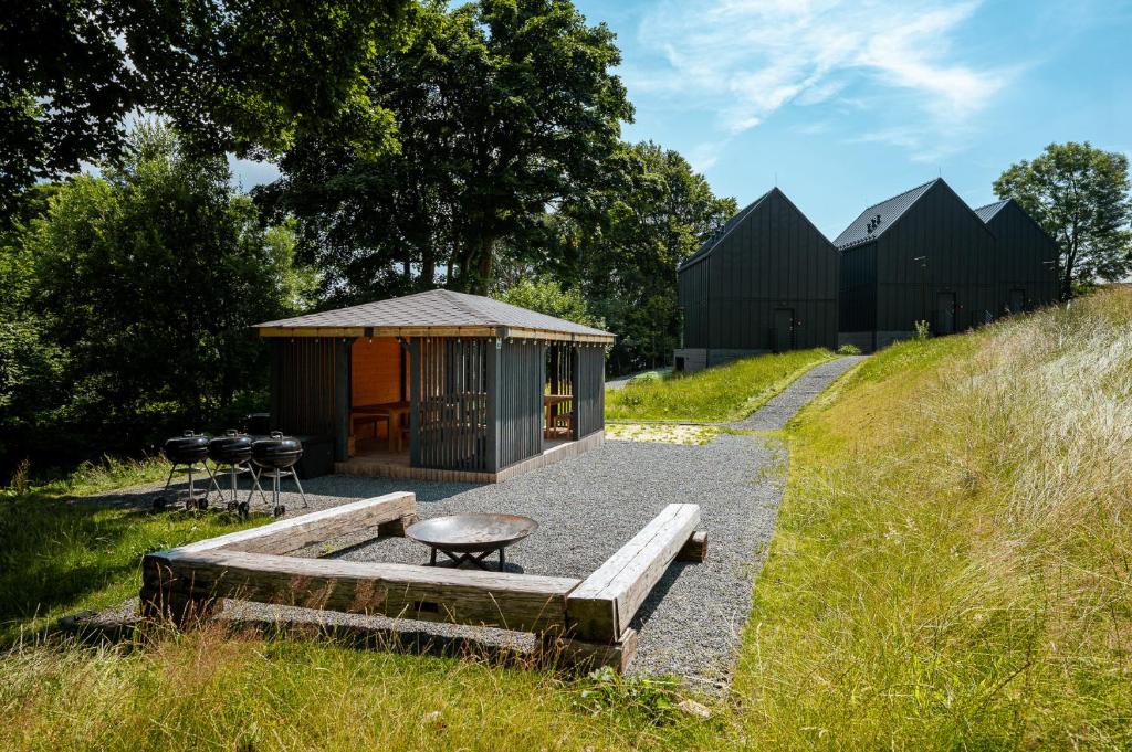 Vonkajšia záhrada v ubytovaní Campo Resort