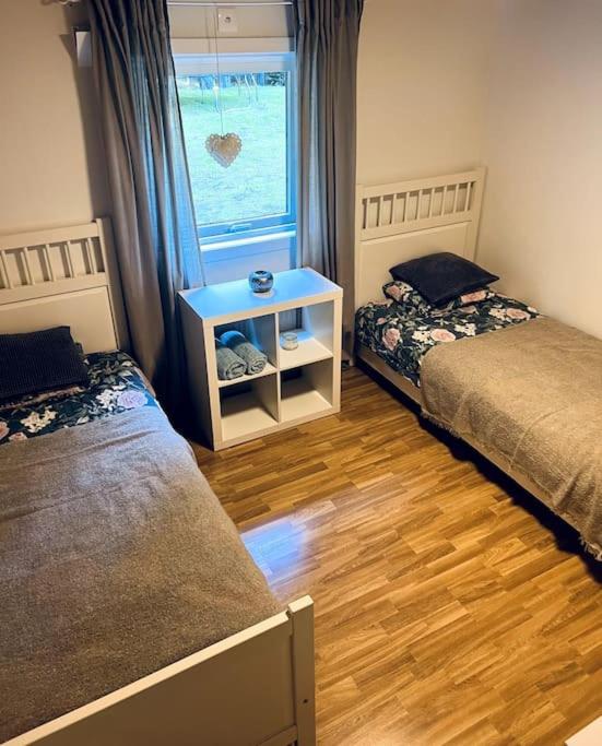 Postel nebo postele na pokoji v ubytování Apartment in Simontorp