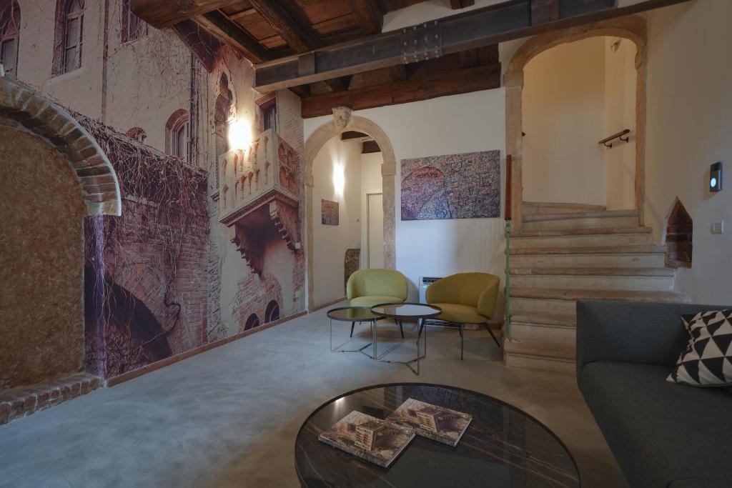 Posezení v ubytování Palazzo di Giulietta - Juliet's Palace Verona