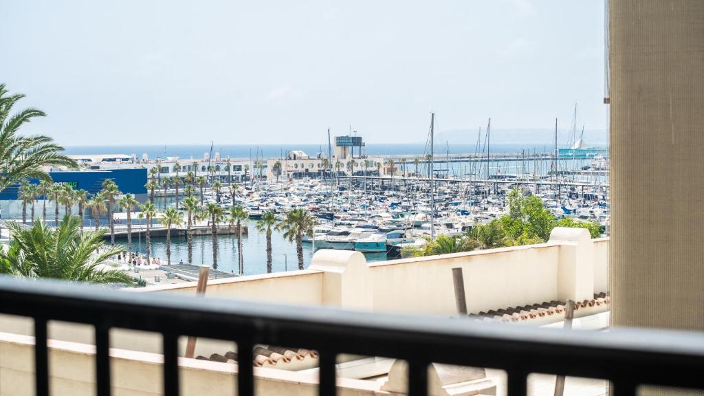 En generel havudsigt eller havudsigten taget fra lejligheden