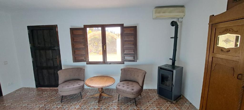 Posezení v ubytování Casa el Chorro