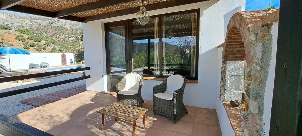 Balkón nebo terasa v ubytování Casa el Chorro