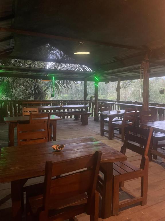 Restaurace v ubytování Sky garden Lombok