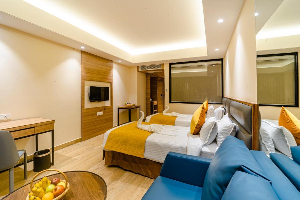 TV a/nebo společenská místnost v ubytování Hotel Palacio Regency