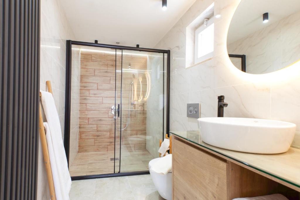 Koupelna v ubytování Villa Lalaland ЕСО Retreat