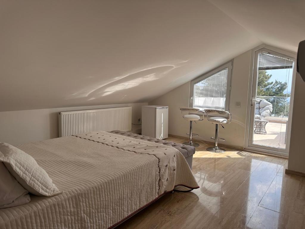 Postel nebo postele na pokoji v ubytování Villa Lalaland ЕСО Retreat