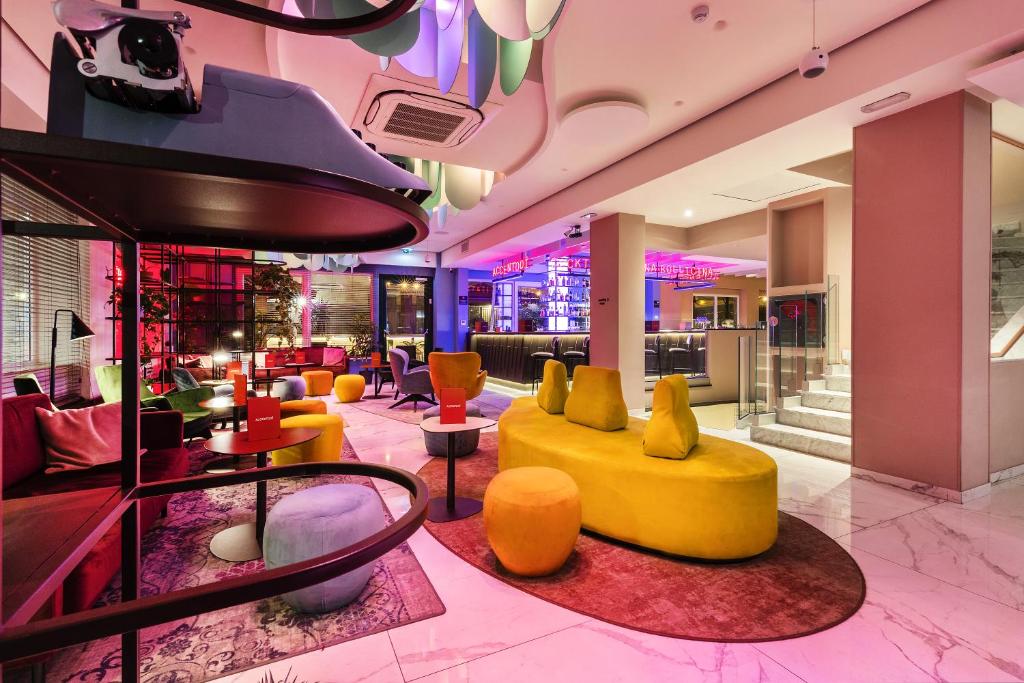 Posezení v ubytování Adesso Hotel