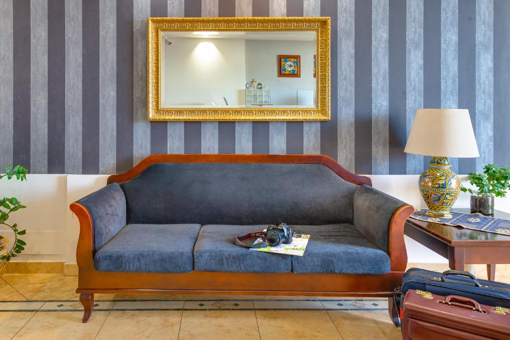 Posezení v ubytování Hotel Aliai