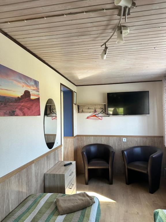 Predel za sedenje v nastanitvi Guesthouse Männiku