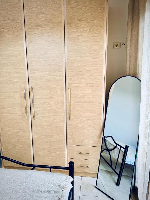 Postel nebo postele na pokoji v ubytování Gemütliche Wohnung mit Balkon