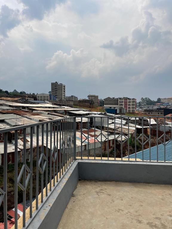 Balkón nebo terasa v ubytování Future Stars Centre Kibera