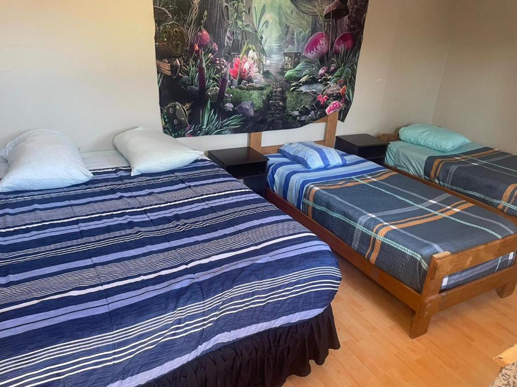 Postel nebo postele na pokoji v ubytování El valle