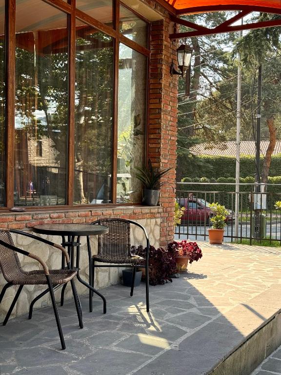 Patio nebo venkovní prostory v ubytování Central Kvareli