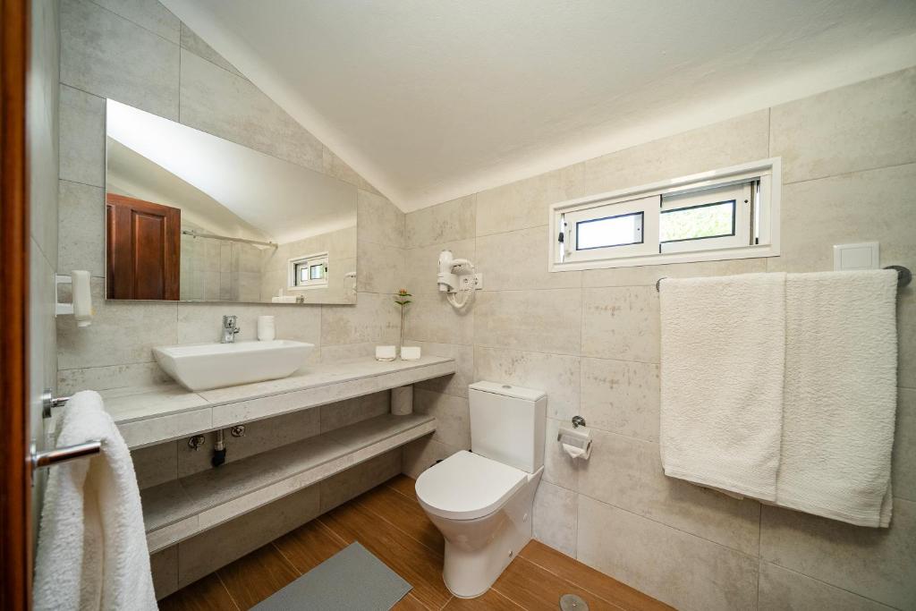 Koupelna v ubytování Quinta Da Aldeia