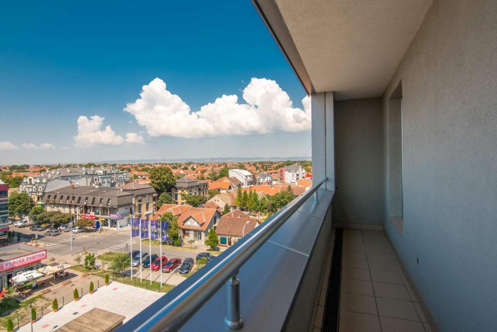 Balkón nebo terasa v ubytování Hotel Monogram Park