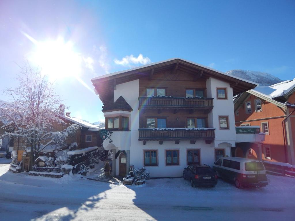 Café Pension Heim v zimě