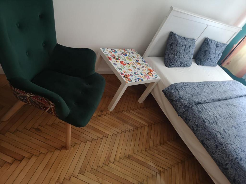 Istumisnurk majutusasutuses Pokoje Gościnne