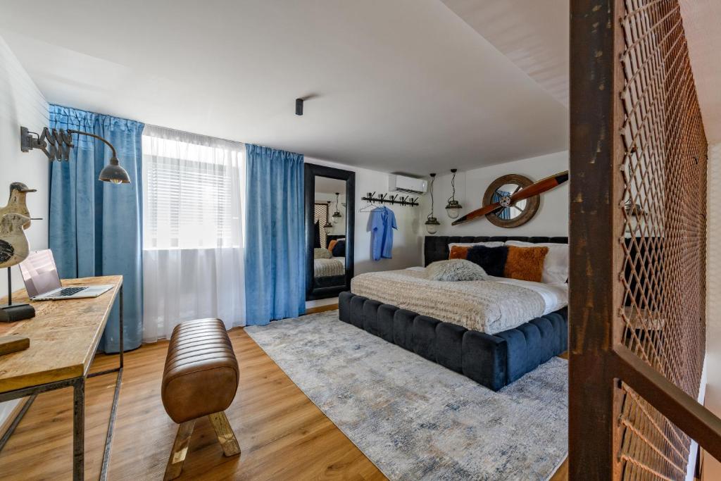 Postel nebo postele na pokoji v ubytování Art Apartmens Kyjov
