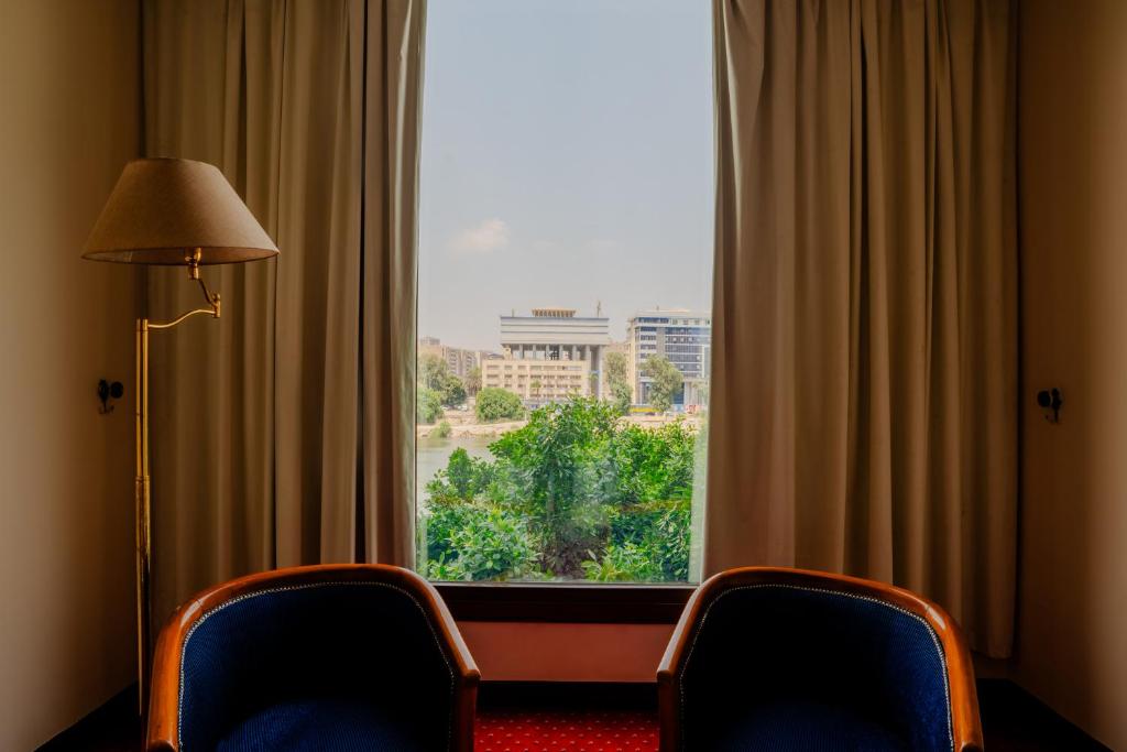 Posezení v ubytování Om Kolthoom Hotel