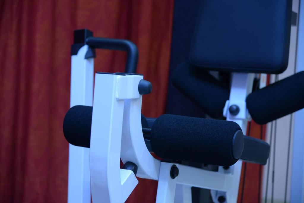 Fitness centrum a/nebo fitness zařízení v ubytování Al Madina Suites Doha