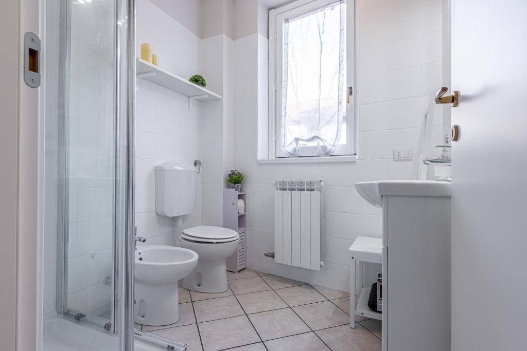 Koupelna v ubytování Gallarate Central Suite