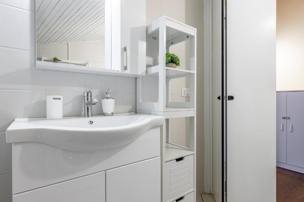 Koupelna v ubytování Gallarate Central Suite