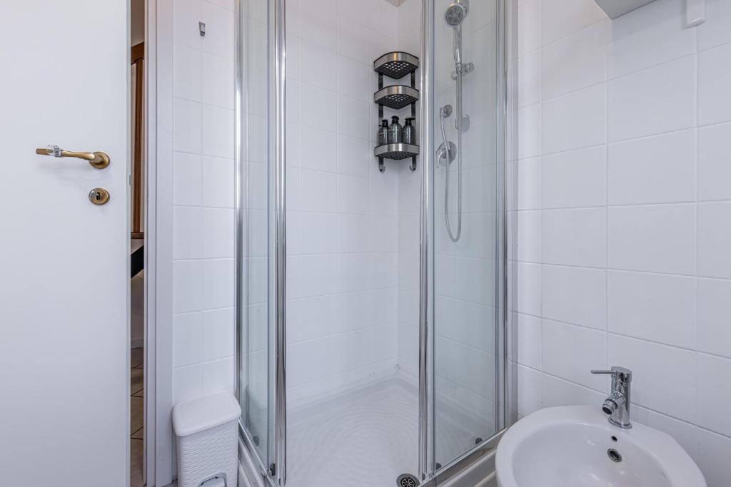 Koupelna v ubytování Gallarate Central Suite