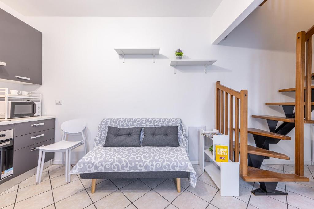 Kuchyň nebo kuchyňský kout v ubytování Gallarate Central Suite