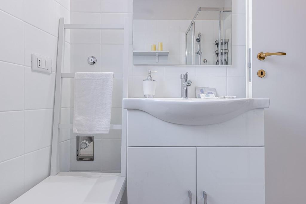 Koupelna v ubytování Gallarate Central Suite