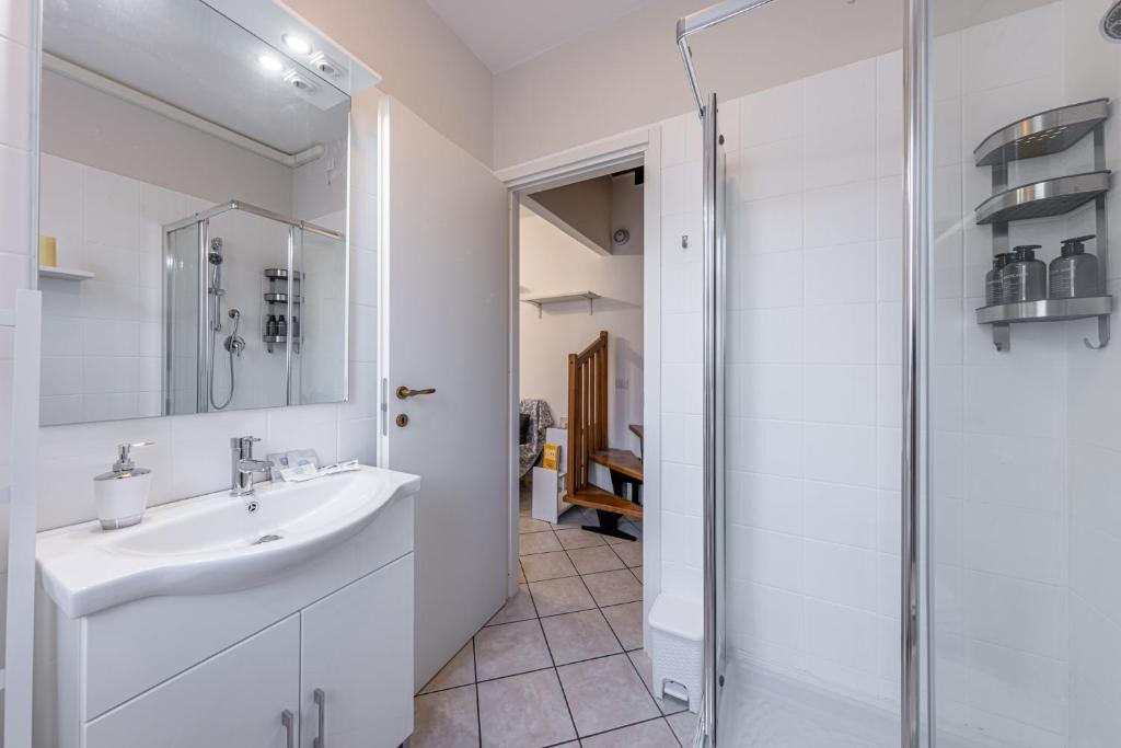 Koupelna v ubytování Gallarate Central Suite
